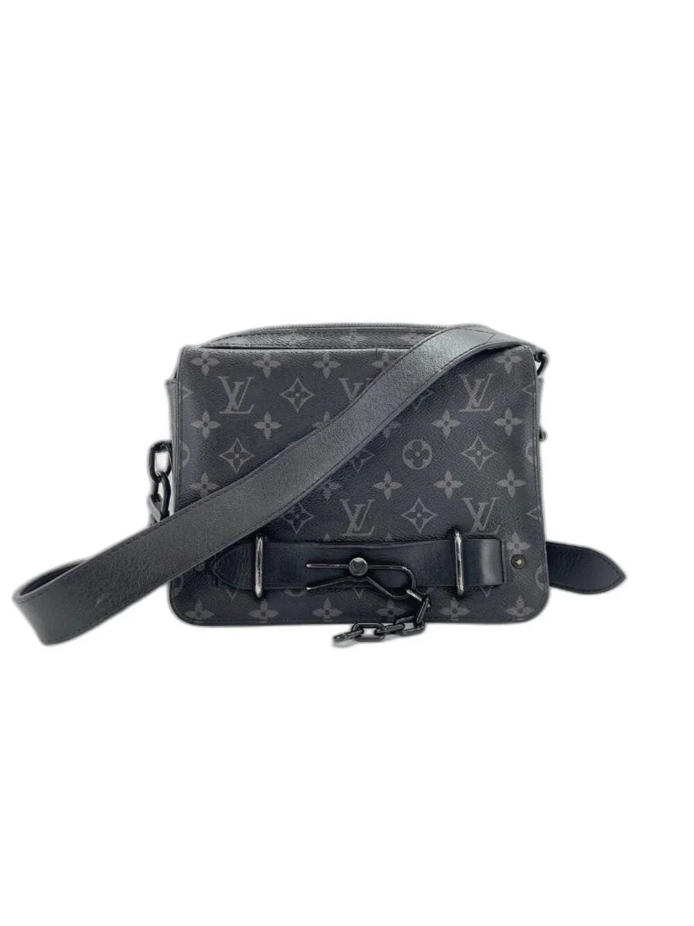 Louis Vuitton Shoulder Bag Monogram Eclipse Steamer